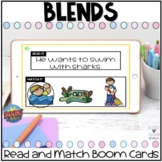 Blends Read and Match Sentences Boom Cards