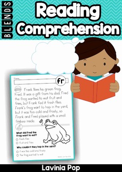Preview of Blends Reading Comprehension