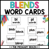 Blends Word Cards | Practice Flashcards for Phonics Pocket