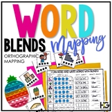 Blends Word Mapping Worksheets and Literacy Centers | Scie
