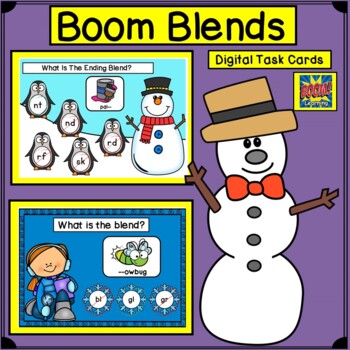 Preview of BOOM Blends Word Word Work:  Beginning and Ending Blends