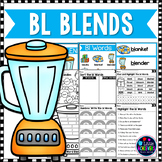 Consonant Beginning L Blends Worksheets: Bl Blend Kindergarten 1st Grade Phonics