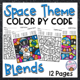Blends Worksheets | Color by Code Phonics Activities