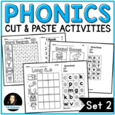 Blends and Digraphs Worksheets and CVCE Phonics Cut and Pa