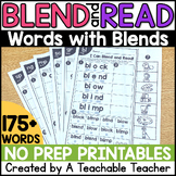 Blends Worksheets | Blending & Reading Words with Blends