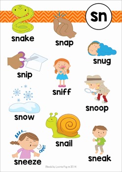 Blends Worksheets and Activities - SN by Lavinia Pop | TpT