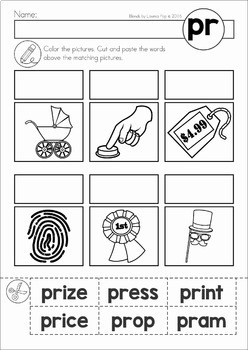 Blends Worksheets and Activities - PR by Lavinia Pop | TpT