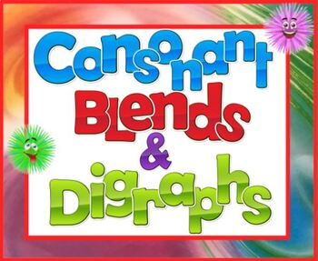 Preview of Blends and Digraphs Activity SMARTBOARD