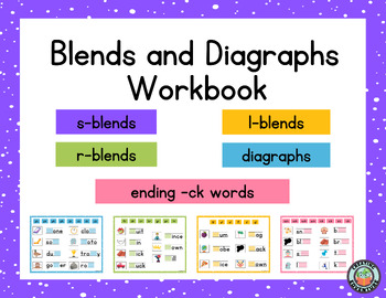 Preview of Blends and Diagraphs Workbook