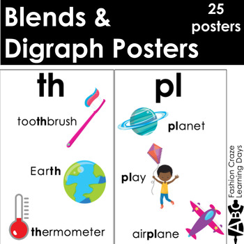 Preview of Blends and Digraph Posters