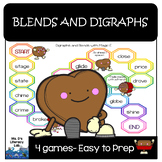 Blends and Digraphs Games
