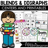 Blends and Digraphs Activities Kindergarten Worksheets Cen