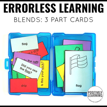 Preview of Blends and Digraphs Errorless Learning | Low Prep Phonics Centers