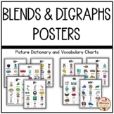 Blends and Digraphs Posters (Picture Dictionary/Vocabulary