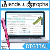 Digital Blends and Digraphs Word Work for Google Slides™