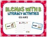Blends with B Literacy Activities