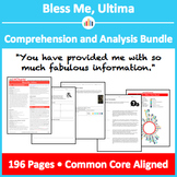 Bless Me, Ultima – Comprehension and Analysis Bundle