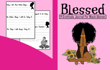 Preview of Blessed A Gratitude Journal For Black Women