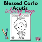 Blessed Carlo Acutis coloring page