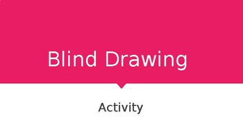 Preview of Blind Drawing Activity