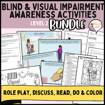 Preview of Blind and Visual Impairment Awareness Pack | Grade 3, 4, 5, 6 BUNDLE
