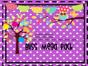 Preview of Bliss  Editable Mega Pack
