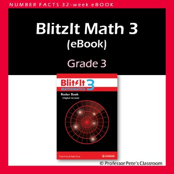 Preview of BlitzIt Mathematics 3: 32-week eBook to learn number facts