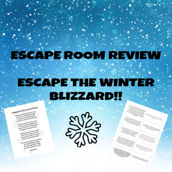Preview of Blizzard Escape Room