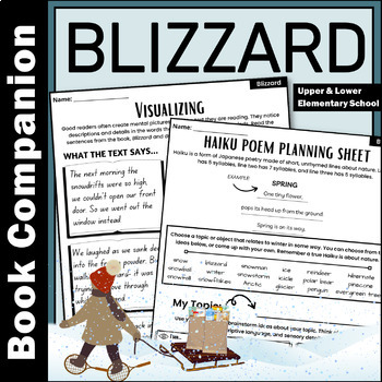 Preview of Blizzard by John Rocco Read-Aloud Activities and Winter Book Companion