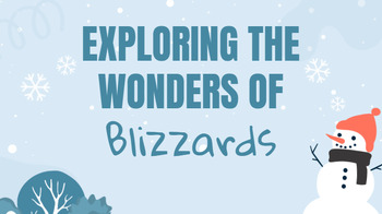 Preview of Blizzards: A Reading Comprehension Digital Resource for Grades 4-6