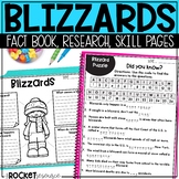 Blizzards Fact Book | Natural Disasters Worksheets | Extre