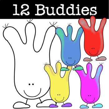 Blob Buddies Clipart by Lower Mountain Teachings | TPT