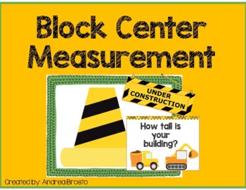 Preview of Preschool Block Center Measurement
