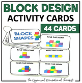 3D Cube Block Pattern Center Cards