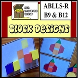 Block Designs, ABLLS-R B9 & B12 Autism, ABA Therapy