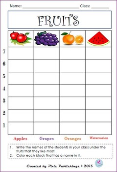 Block Graph Templates by Pixie Publishings | Teachers Pay Teachers