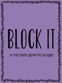 Preview of Block It! Math Game