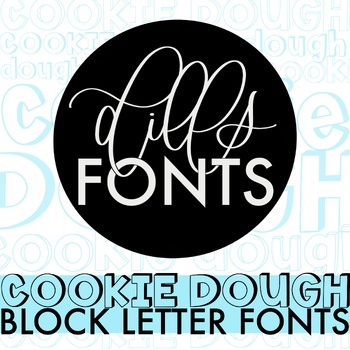 name of font with block letters and designs