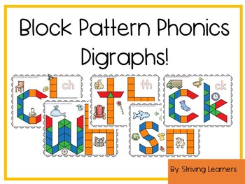 Preview of Block Pattern Phonics: Digraphs
