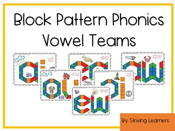 Preview of Block Pattern Phonics: Vowel Teams