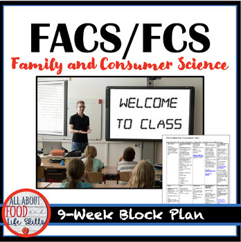 Preview of FREE Block Plan for A FACS/Life Skills Class!