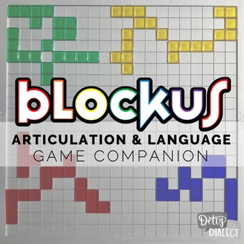 Preview of Block Us Articulation & Language Game Companion