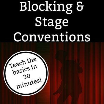 Preview of Blocking & Stage Conventions Activity - Distance Learning Enabeled