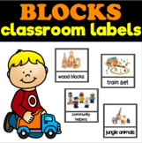 Blocks Center Labels for 3K, Preschool, Pre-K, & Kindergar