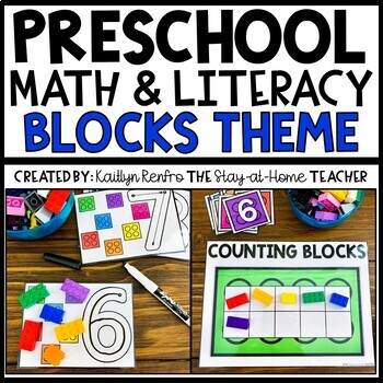 Preview of Building Blocks Toddler Activities Preschool Curriculum & Lesson Plans | PreK