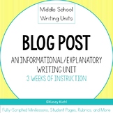 Blog Post: An Informative/Explanatory Writing Unit (6-8)