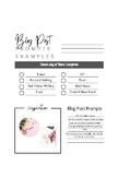 Blog Post Prompt Planner Page - Good for Sub Lessons