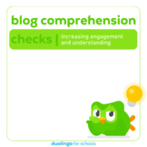 Blog comprehension checks