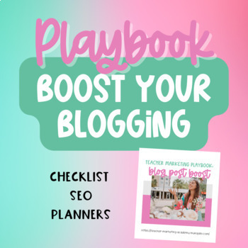 Preview of Blogger Basics & Planning Templates | How to Write Blog Posts | TPT Sellers