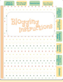 Blogging Instructions